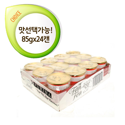 팬시피스트 화이트라벨 85g (맛선택가능) - 24개